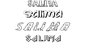 Coloriage Salima