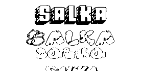 Coloriage Salka