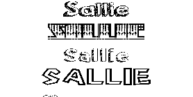 Coloriage Sallie