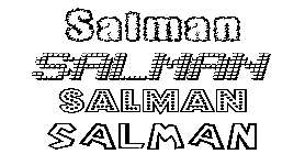 Coloriage Salman
