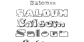Coloriage Saloum