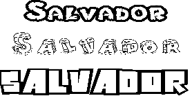 Coloriage Salvador