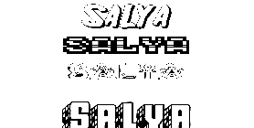 Coloriage Salya