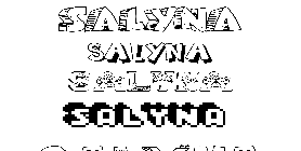 Coloriage Salyna