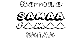 Coloriage Samaa