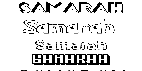 Coloriage Samarah