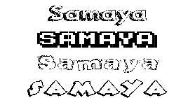 Coloriage Samaya