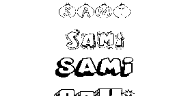 Coloriage Sami