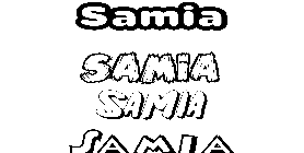 Coloriage Samia