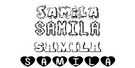 Coloriage Samila