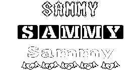 Coloriage Sammy