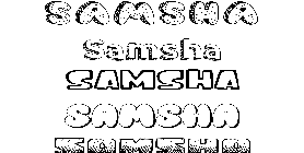 Coloriage Samsha