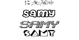 Coloriage Samy