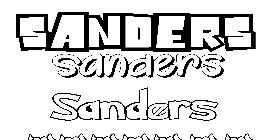 Coloriage Sanders