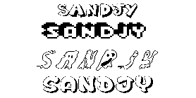 Coloriage Sandjy