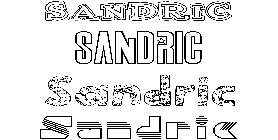 Coloriage Sandric