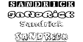 Coloriage Sandrick