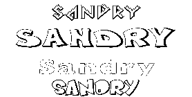 Coloriage Sandry