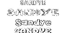 Coloriage Sandye