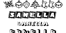 Coloriage Sanella