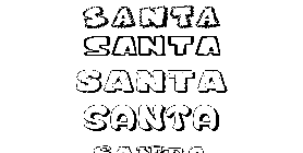 Coloriage Santa