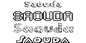 Coloriage Saouda