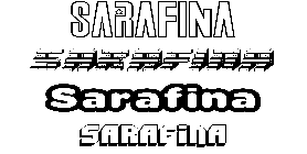 Coloriage Sarafina