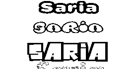 Coloriage Saria