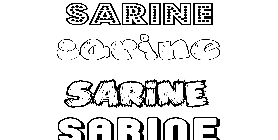 Coloriage Sarine
