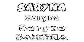 Coloriage Saryna