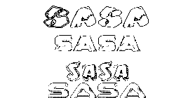 Coloriage Sasa