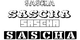Coloriage Sascha