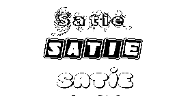 Coloriage Satie