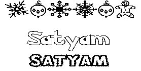 Coloriage Satyam