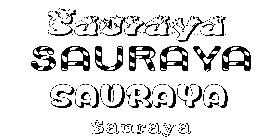 Coloriage Sauraya