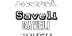 Coloriage Saveli