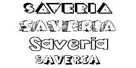 Coloriage Saveria