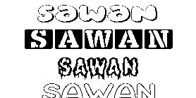 Coloriage Sawan