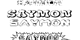 Coloriage Saymon