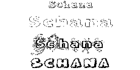 Coloriage Schana