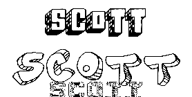 Coloriage Scott