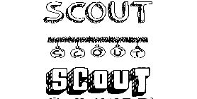 Coloriage Scout