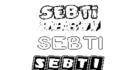 Coloriage Sebti