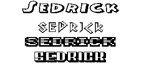 Coloriage Sedrick