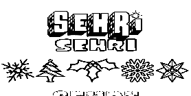 Coloriage Sehri