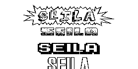 Coloriage Seila