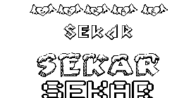 Coloriage Sekar