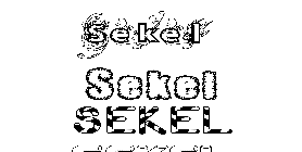 Coloriage Sekel