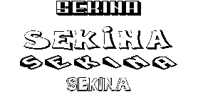 Coloriage Sekina