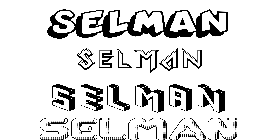 Coloriage Selman